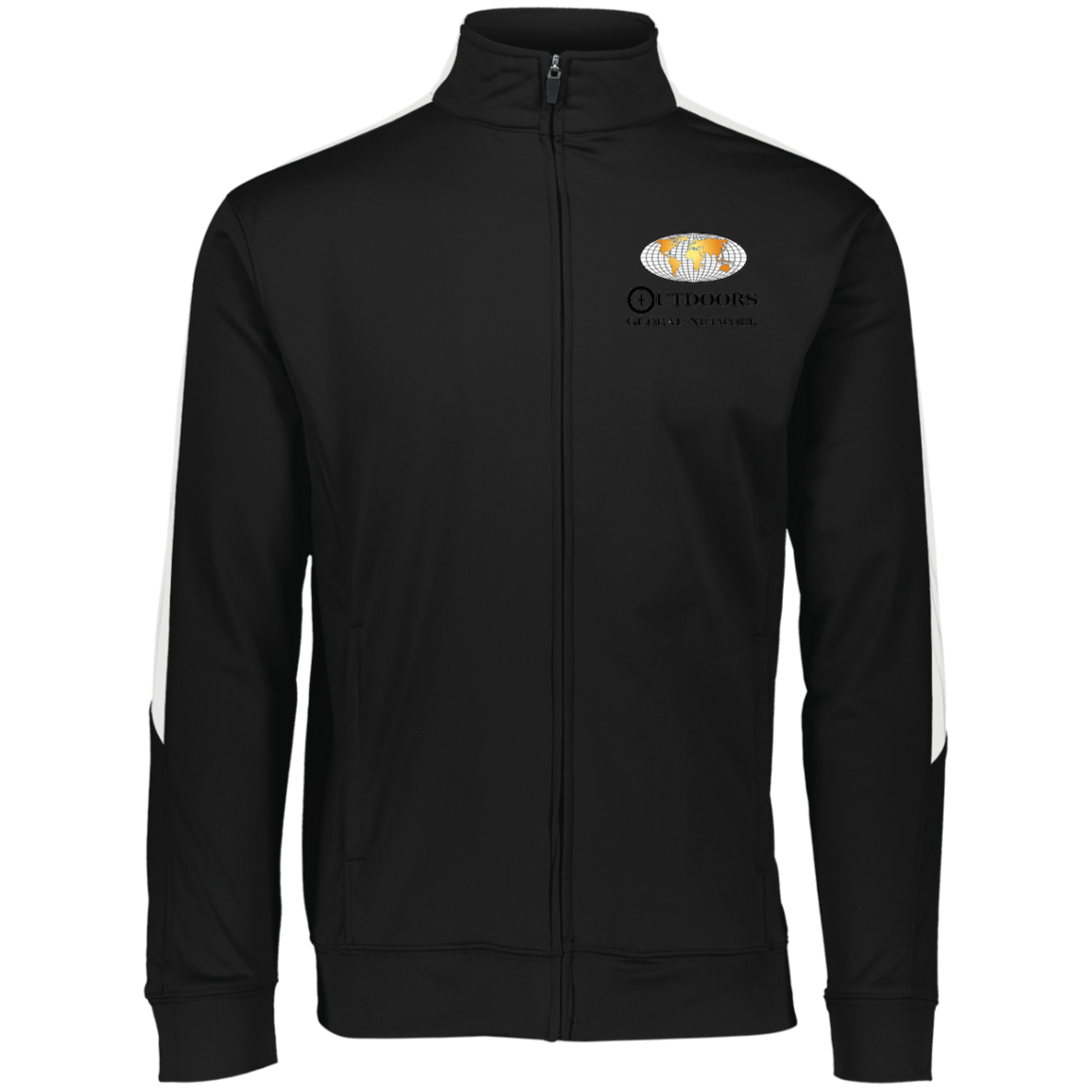 4396 Augusta Youth Performance Colorblock Full Zip L2