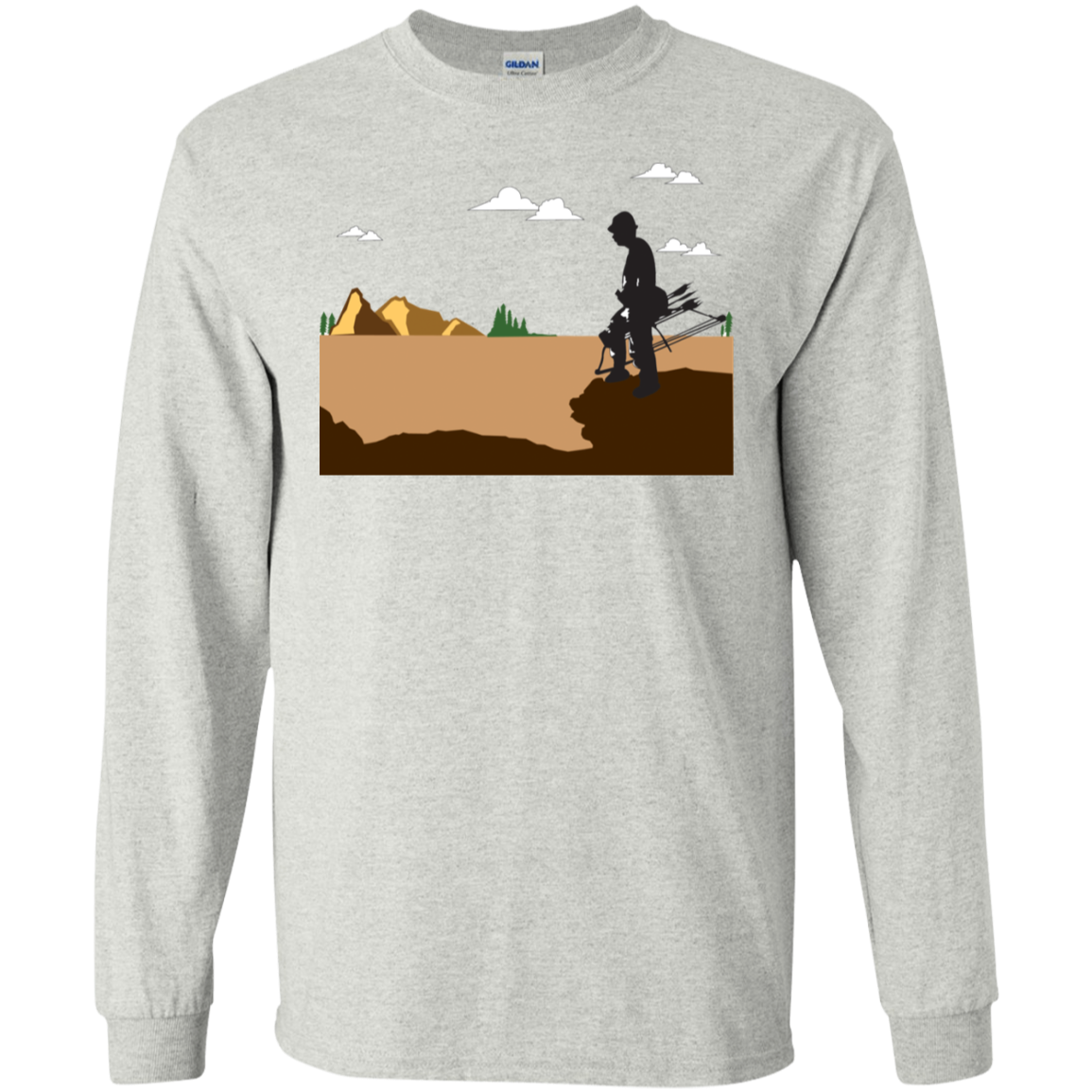 G240 Gildan LS Ultra Cotton T-Shirt A2