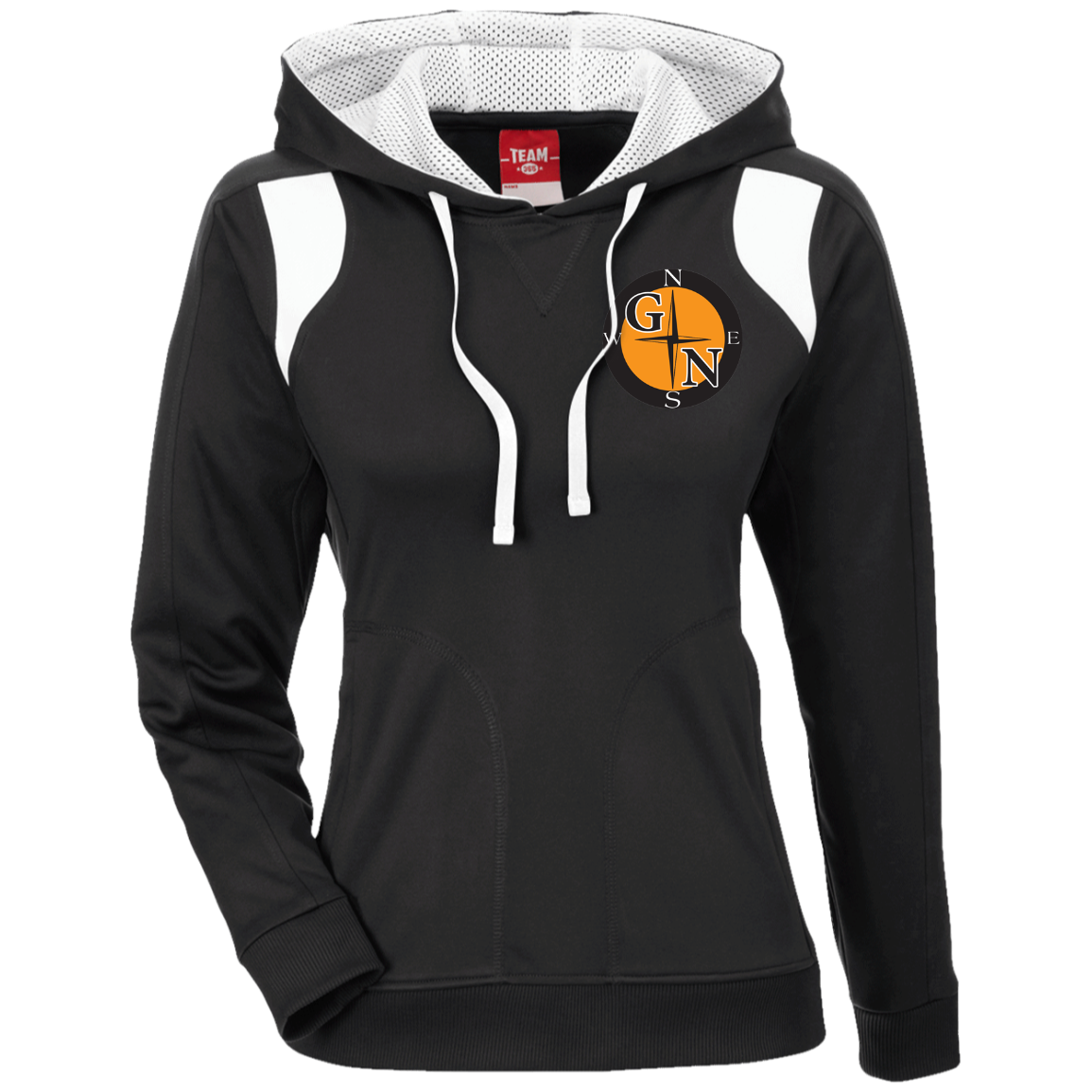 TT30W Team 365 Ladies' Colorblock Poly Hoodie L3