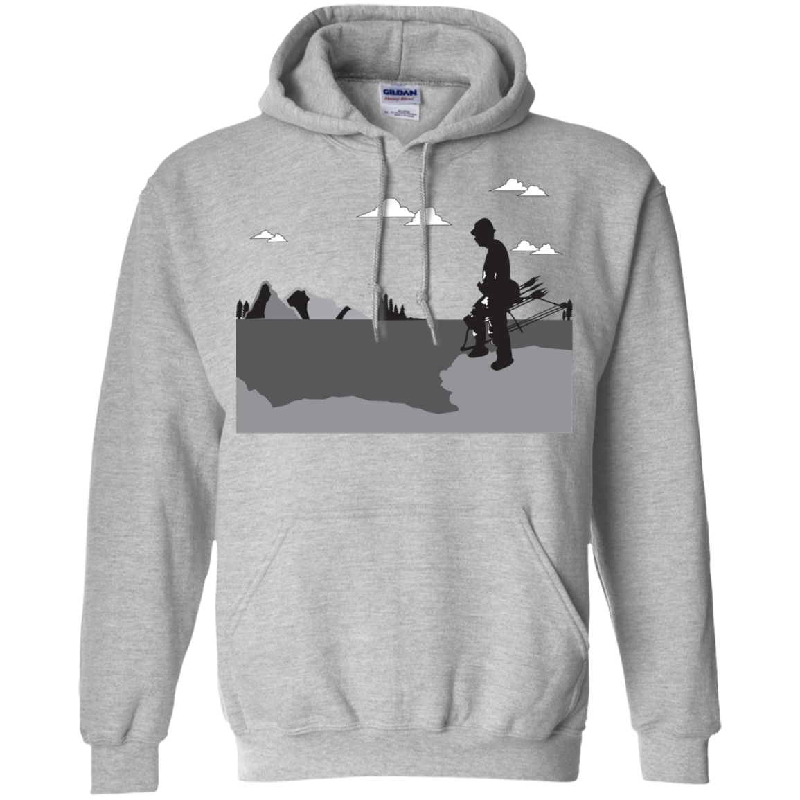 G185 Gildan Pullover Hoodie 8 oz. A2