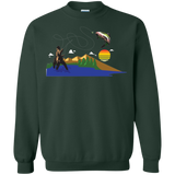 G180 Gildan Crewneck Pullover Sweatshirt  8 oz. F2