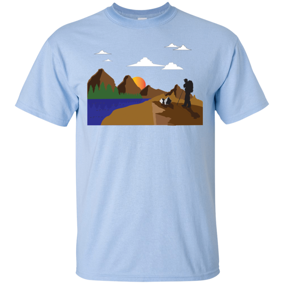 G200 Gildan Ultra Cotton T-Shirt Hiking