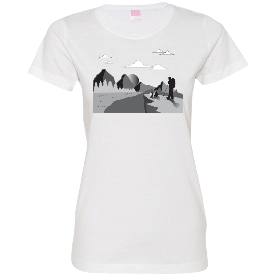 3516 LAT Ladies' Fine Jersey T-Shirt Hiking