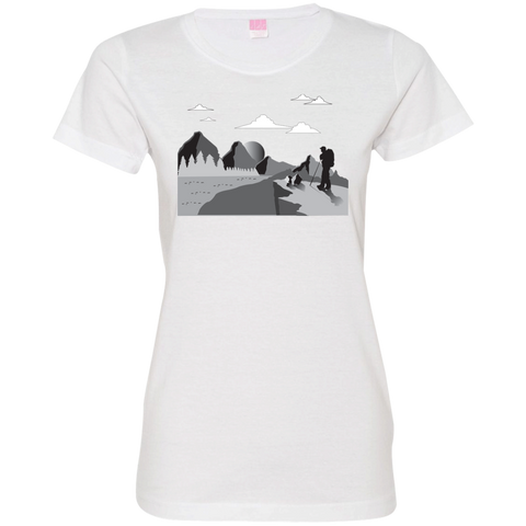 3516 LAT Ladies' Fine Jersey T-Shirt Hiking