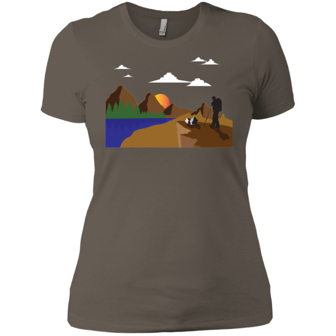NL3900 Next Level Ladies' Boyfriend T-Shirt Hiking