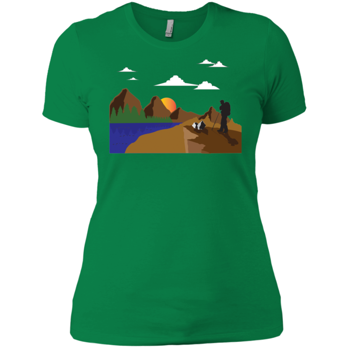 NL3900 Next Level Ladies' Boyfriend T-Shirt Hiking