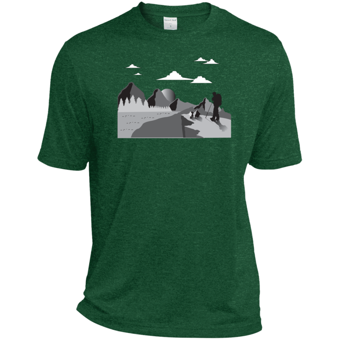 ST360 Sport-Tek Heather Dri-Fit Moisture-Wicking T-Shirt Hiking