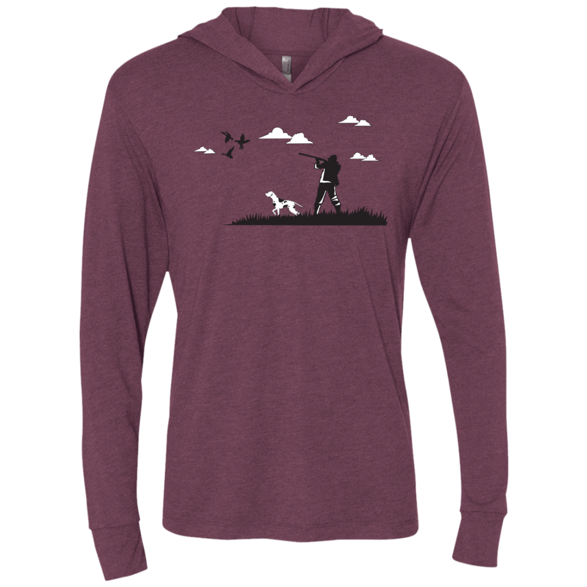 NL6021 Next Level Unisex Triblend LS Hooded T-Shirt H2